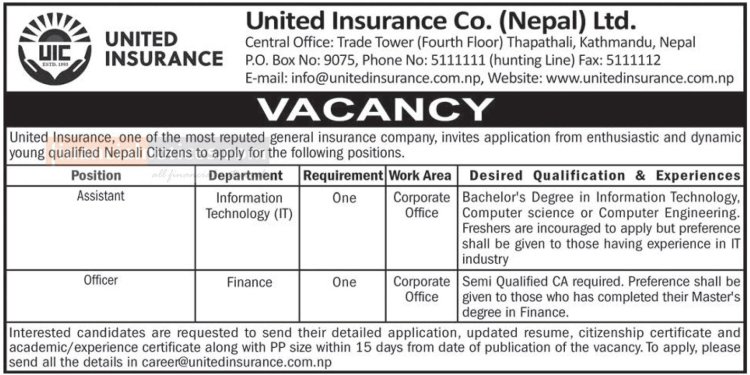 United Ajod Insurance Announces Multiple Marketing Positions Available